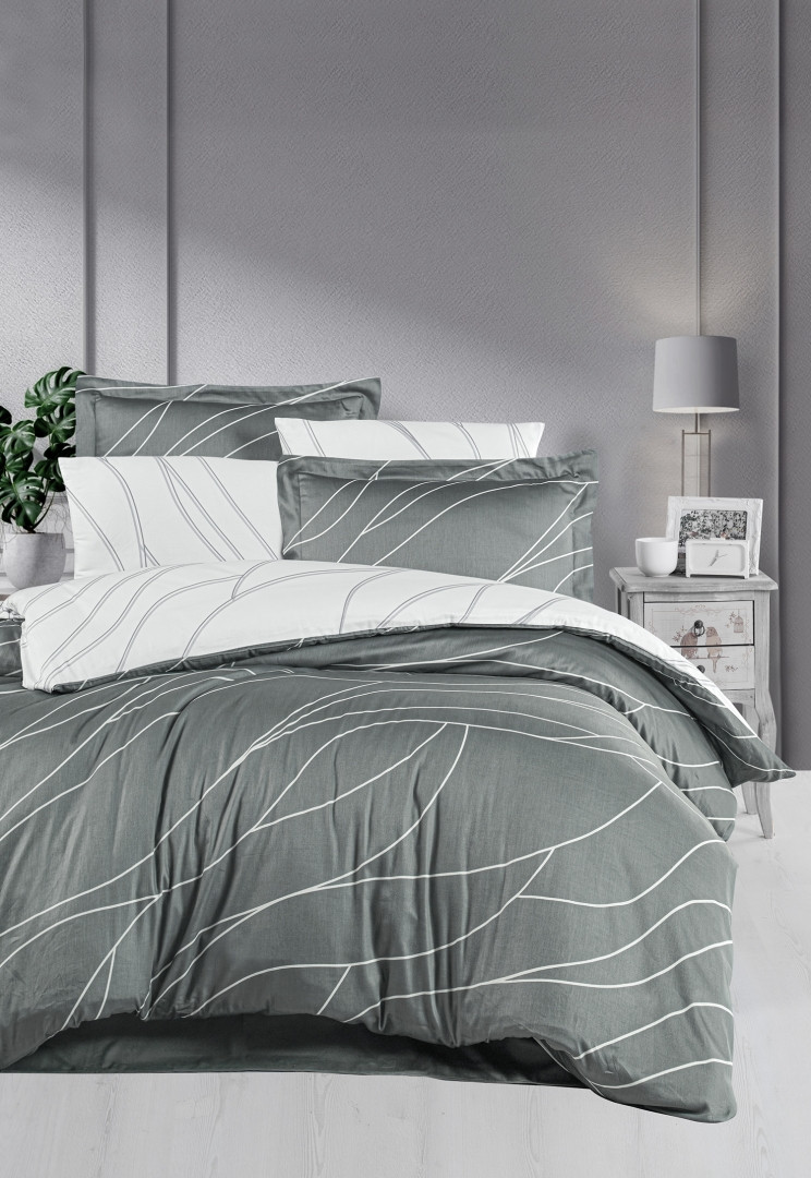 Турецька Постельне Бельє First Choice Cotton Mesi moon Mist Сатин