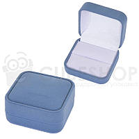 Футляр для кільця "Класика №5" сіро-блакитний