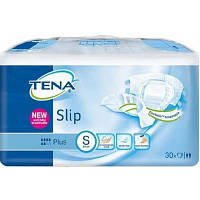 Памперсы для взрослых Tena Slip Plus, размер Small, 30 шт, взрослые подгузники (7322541117881) DL