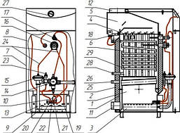 Котел газовий Данко-20В, фото 2