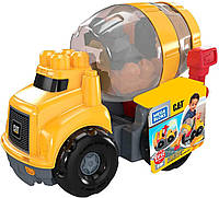 Конструктор мега блокс Mega Bloks Бетономешалка с конструктором First Builders CAT Cement Mixer