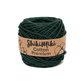 Еко шнур Shikimiki Cotton Premium 2 мм, колір Пляшковий