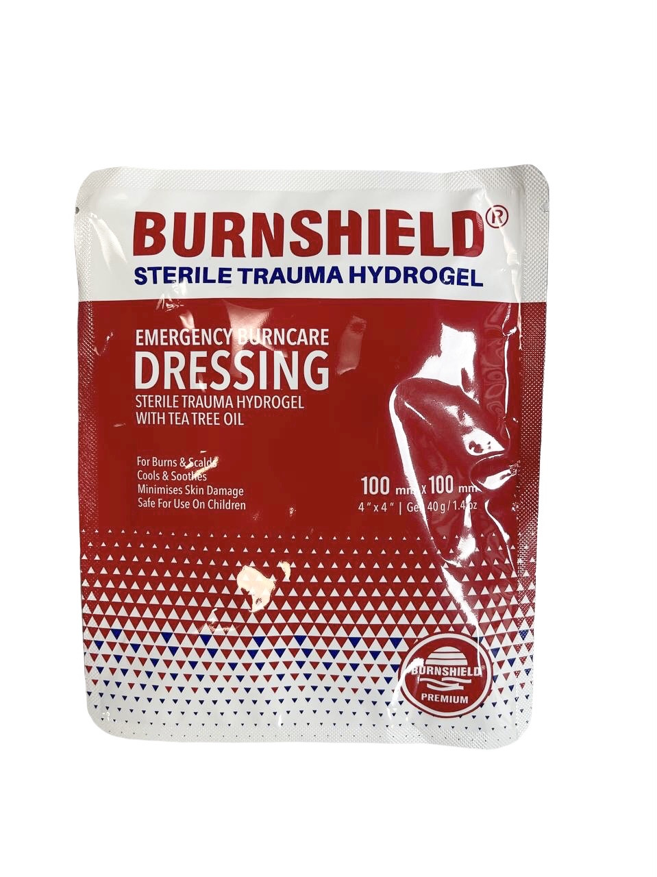 Burnshield Гідрогелевий протиопіковий пластир, гелієва пов'язка стерильна