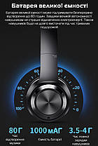 Бездротові Bluetooth-навушники Picun B21 з функцією плеєра Black/Red, фото 4