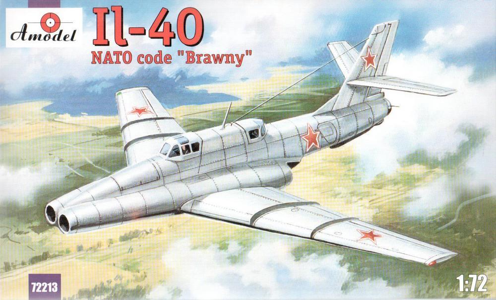 Пластикова модель 1/72 A-model 72213 радянський штурмовик ІЛ-40, фото 1