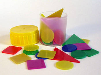 Набір малих геометричних фігур (упаковка) 0029 G-Rich