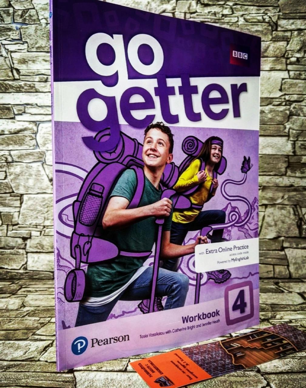 Книга "GoGetter 4 Workbook" Pearson Робочий зошит Англійська для підлітків