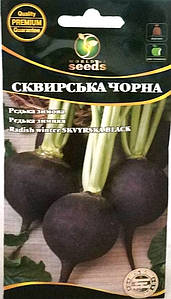 Насіння редьки Сквирська чорна 3г Мир семян