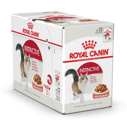 Вологий корм для котів Royal Canin Instinctive (Рояв Канін Інстинктив) у соусі для котав 12x85 грам, фото 1