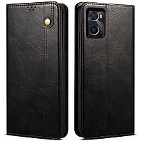 Чехол-книжка UniCase Leather Wallet для Realme 9i / Oppo A76 / Oppo A96 - Black