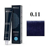 Стойкая перманентная крем-краска Indola 0.11 Интенсивный пепельный микстон 60 мл