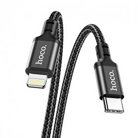 Кабель Usb Type-C/Lightning HOCO X14 2m Black