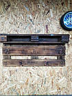 Вішалка настінна з гачками Loft Classic в стилі Лофт, Вішалка з дерева, Вішалка в стилі лофт, фото 6