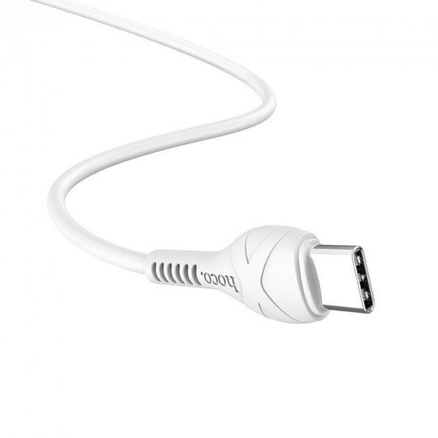 Кабель Hoco X37 Cool Power Charging Type-C (Бiлий)