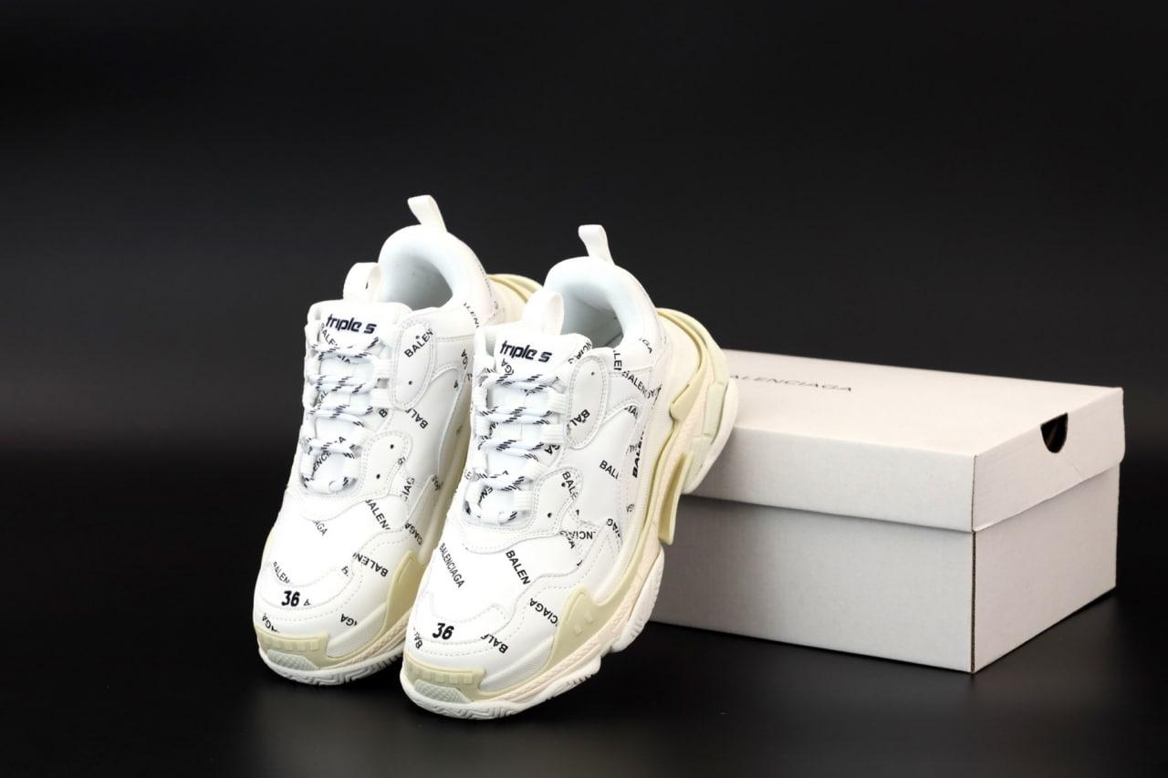 Жіночі Кросівки Balenciaga Triple-S White 40