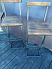Барний стілець Loft Classic в стилі ЛОФТ 750х350х350 "Люксембург", фото 2