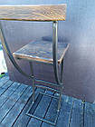 Барний стілець Loft Classic в стилі ЛОФТ 750х350х350 "Люксембург", фото 10