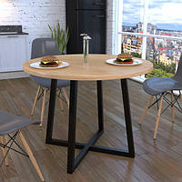 Стол обеденный Loft Classic в стиле Лофт 800х750мм Энтони