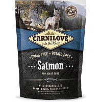 Carnilove Salmon for Adult Dogs (Карнилав Лосось Эдалт) сухой беззерновой корм для взрослых собак всех пород 1.5 кг.