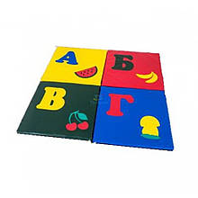 Мат-кварік, що розвивається Азбука кольоровий для будинку або садика