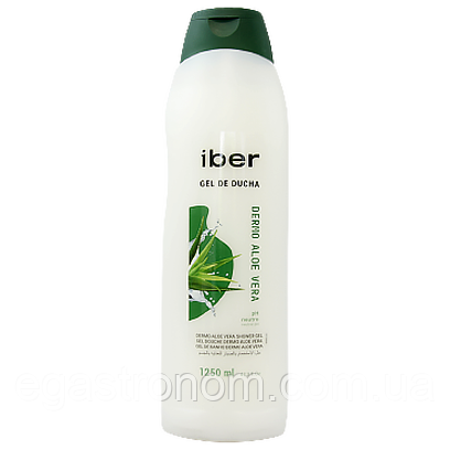 Гель для душу алоє вера Ібер Iber aloe vera 1250ml 12шт/ящ (Код: 00-00012233)