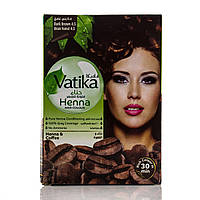 Фарба на основі хни, 4,5,Vatika Hair Colour Powder,60 г (6 пакетиків по 10 г)