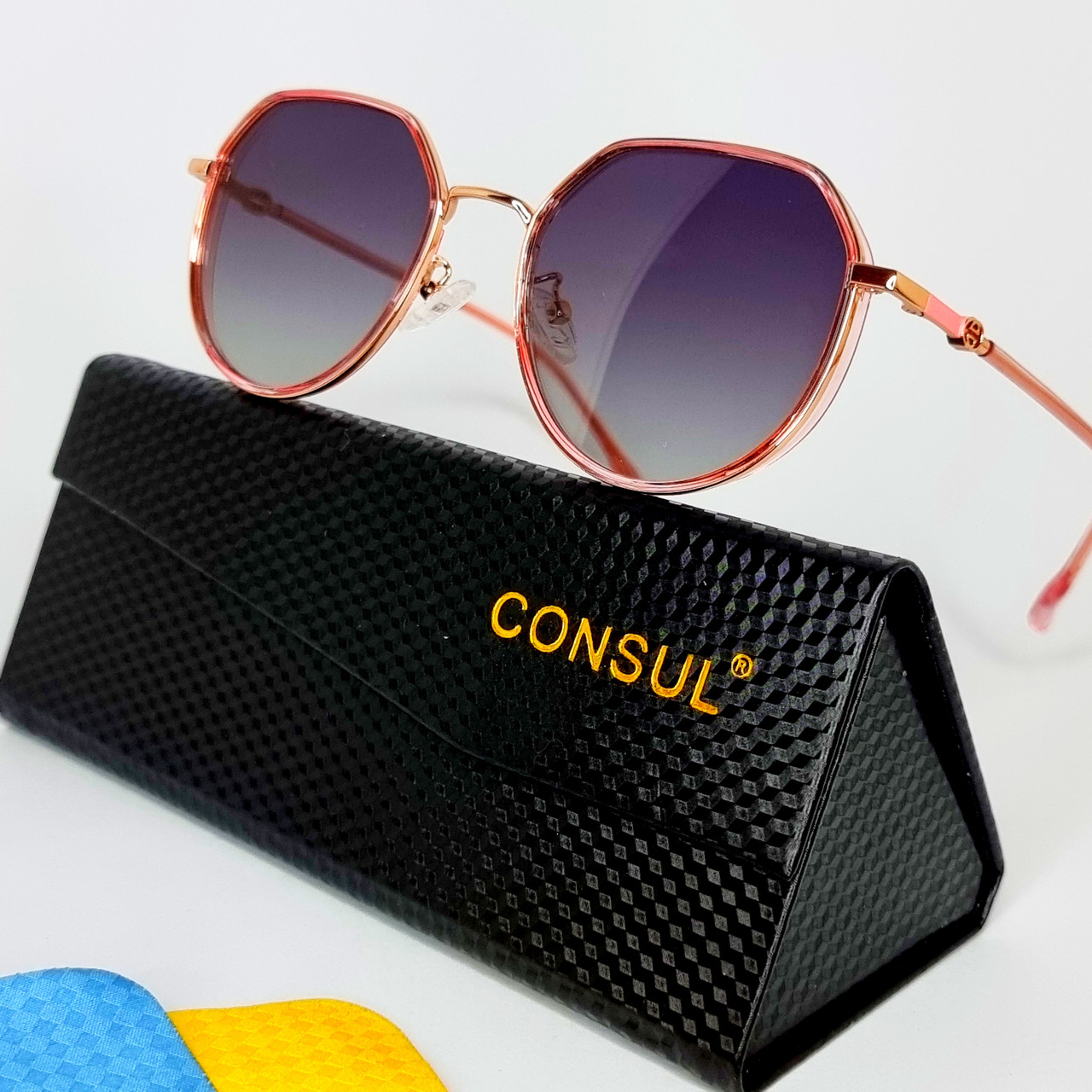Окуляри від сонця жіночі Consul Polaroid сонячні стильні оригінальні модні поляризаційні сонцезахисні окуляри