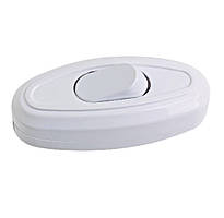 Вимикач для бра ALFA білий (мікрік-бигунок) ST 509