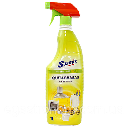 Засіб для видалення жиру лимон Саамікс Saamix perfume limon 1L 8шт/ящ (Код: 00-00012246)