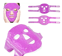 Гелева маска для очей, що охолоджує і зігріває - зняття втоми, набряків, розслаблення BF89E. Маска для сну