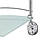 Полиця кутова Lidz Oreo 1003 скляна 3 ярусна LDORE1003CRM22182 Chrome, фото 4