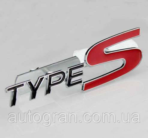 Емблема решітки радіатора Honda TypeS, фото 1