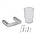 Склянка з тримачем Qtap Scorpio настінна QTSTK6102103C Chrome (Sklenka), фото 5