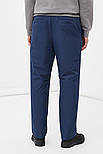 Утеплені штани чоловічі Finn Flare FWB21060-101 темно-сині 3XL, фото 4