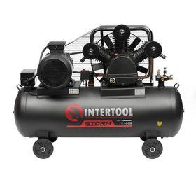 Компресор 300 л, 11 кВт, 380 В, 10 атм, 1600 л/хв, 3 циліндри INTERTOOL PT-0050, фото 1