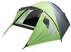 Палатка чотиримісна Ranger Ascent 4 RA 6620, чорно-зелена