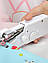 Ручна швейна машинка Handy stitch (WJ-07) Білий/ Портативна швейна машинка на батарейках, фото 4