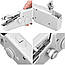 Ручна швейна машинка Handy stitch (WJ-07) Білий/ Портативна швейна машинка на батарейках, фото 9
