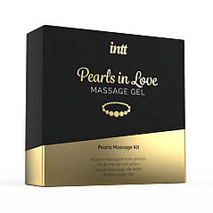 Набір для перлового масажу Intt Pearls in Love: намисто і силіконовий масажний гель, фото 2