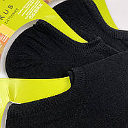 Сліди чоловічі бавовняні чорного кольору Krokus, фото 2