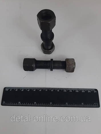 887А-3103017 шпилька маточини з гайкою ф16 /ліве різьблення/, фото 1