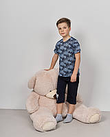 Дитяча піжама на хлопчика шорти з футболкою розміри 8-9, 10-11, 12-13, 14-15