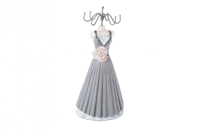 Вешалка для украшений платье с розой 34 см - фото 1 - id-p1640257333