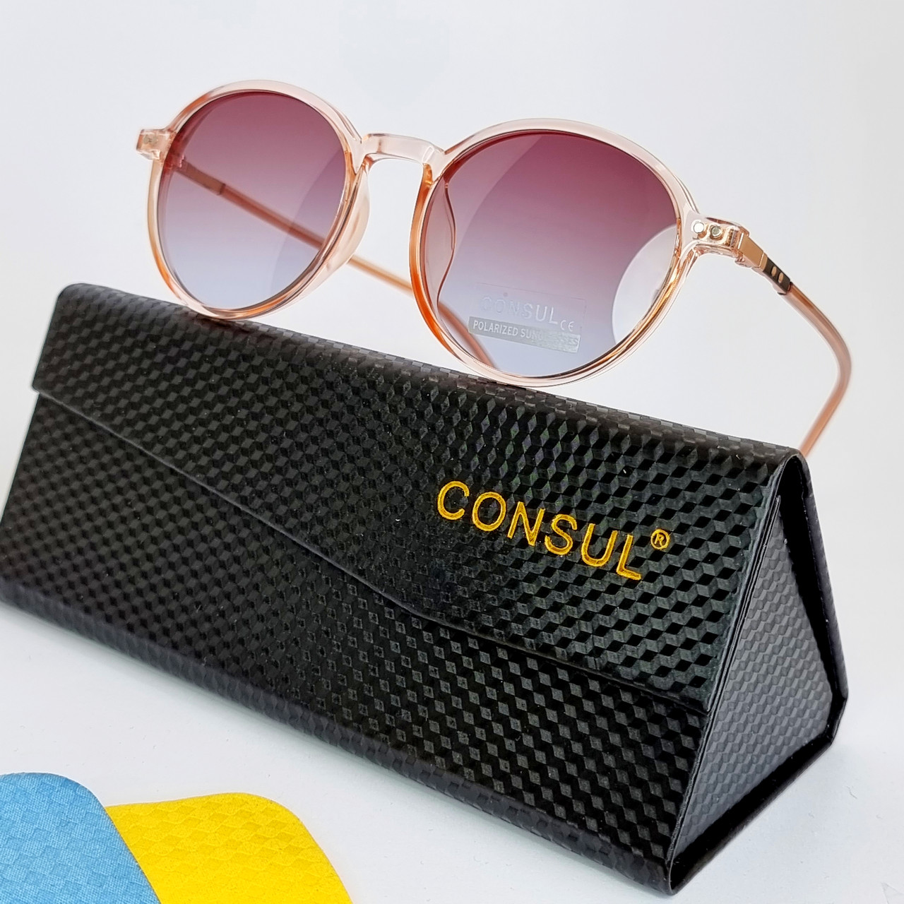 Окуляри жіночі брендові Consul Polaroid оригінальні стильні модні поляризаційні сонцезахисні окуляри бренди