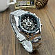 Оригінальний чоловічий механічний годинник Winner, фото 2