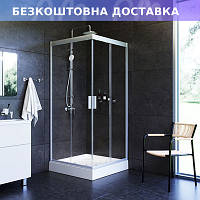 Душевая кабина AM.PM Gem Square Slide 90x90 см без поддона W90UG-403-090MT