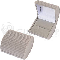 Футляр для кільця або сережок "Класика №4" сірий