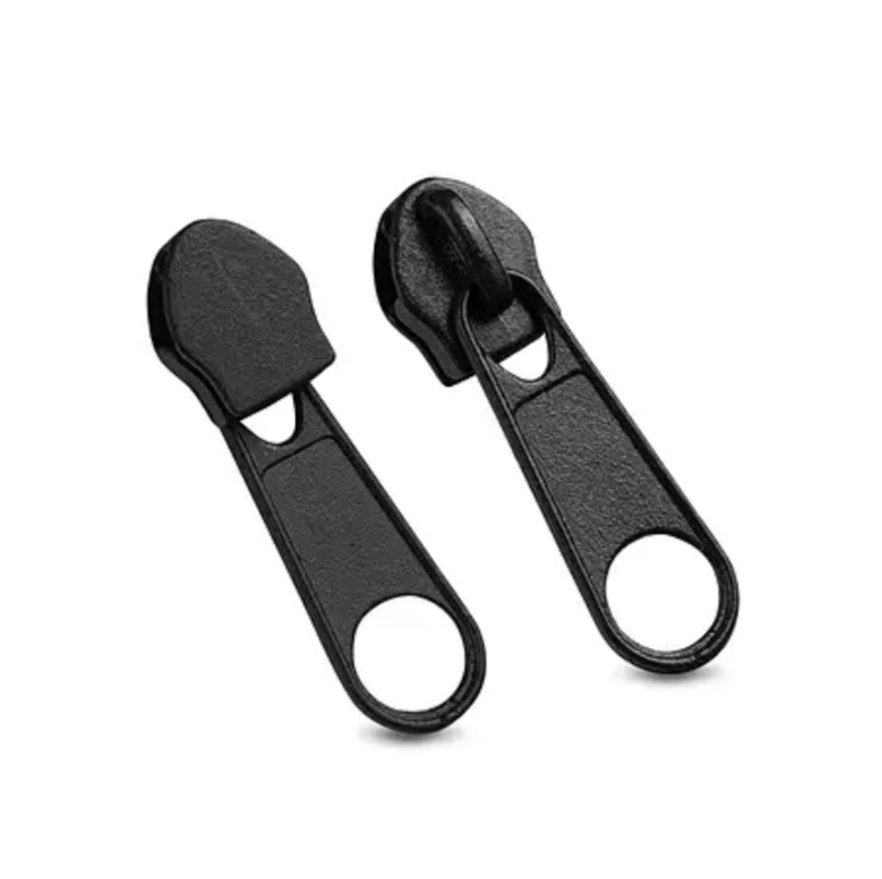 Бігунки для рулонної блискавки Спіраль (Тип 5) чорні 50шт/уп