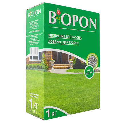Добриво для газону Biopon, 1 кг., фото 1