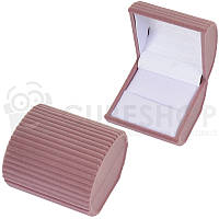 Футляр для кільця або сережок "Класика №4" попилястий рожевий
